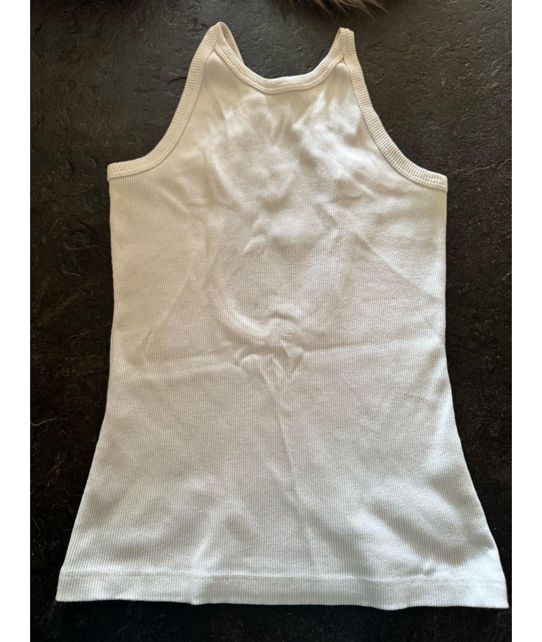 BIKKEMBERGS Белая хлопковая майка, фото 5