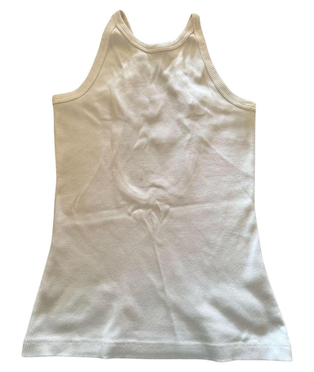 BIKKEMBERGS Белая хлопковая майка, фото 1