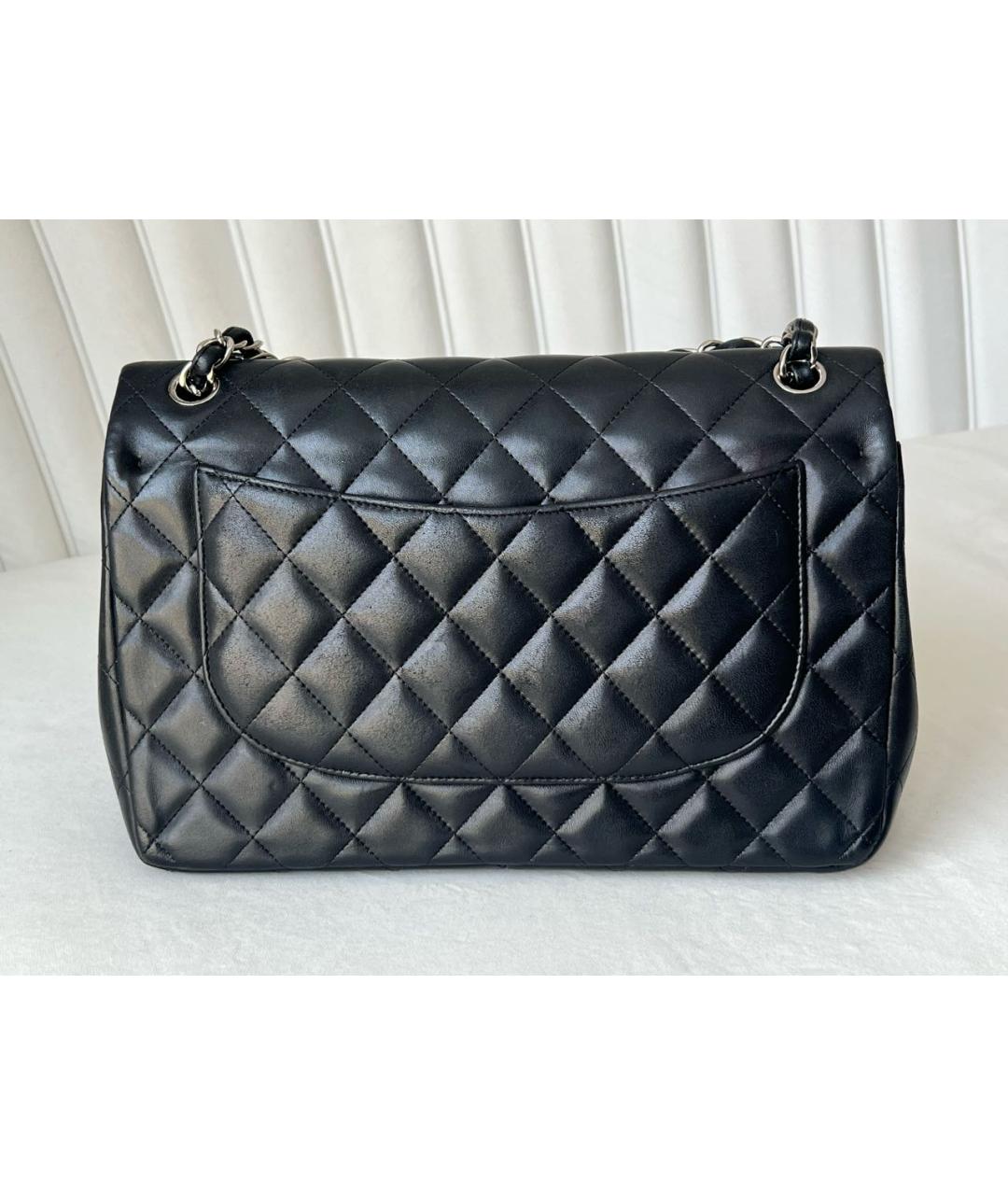 CHANEL Черная кожаная сумка через плечо, фото 2