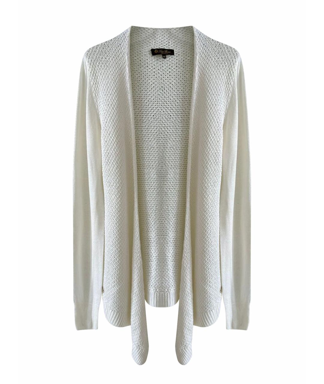 LORO PIANA Белый кардиган, фото 1