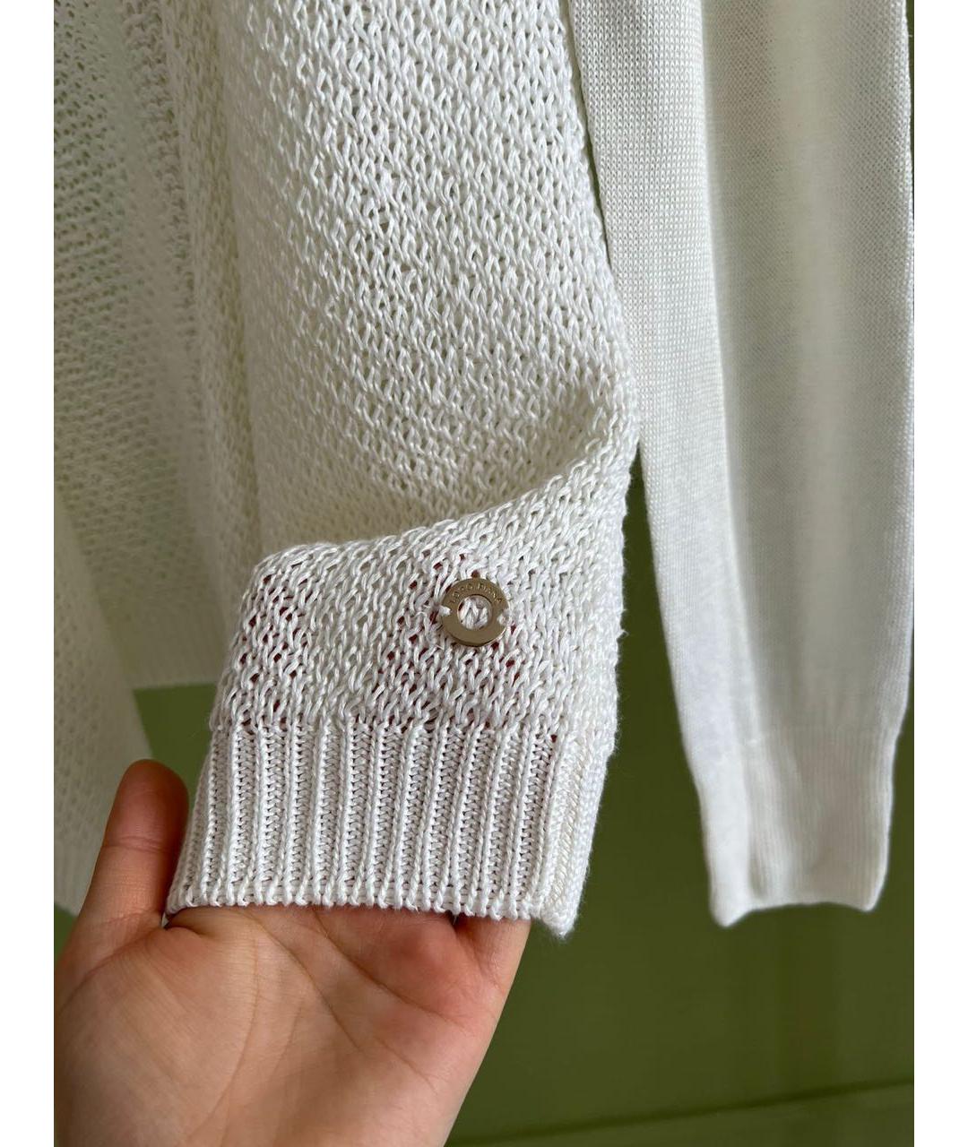 LORO PIANA Белый кардиган, фото 4