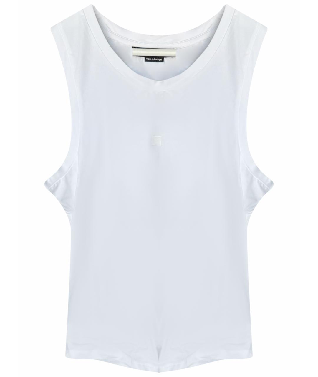 ACNE STUDIOS Белая хлопковая майка, фото 1