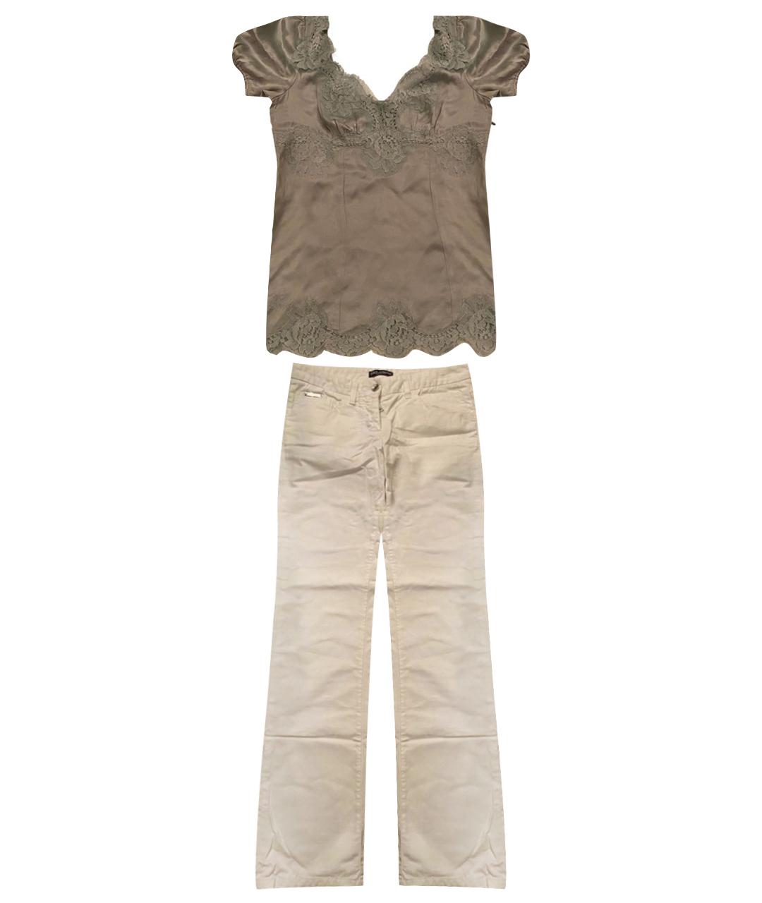 DOLCE&GABBANA Белый костюм с брюками, фото 1