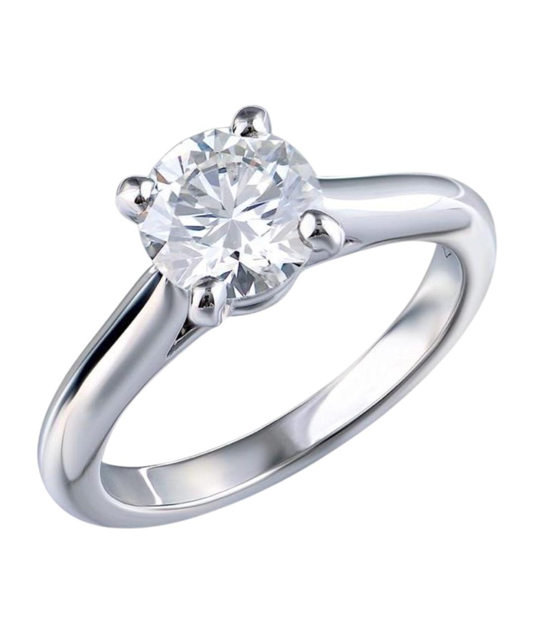 CARTIER Серебряное платиновое кольцо, фото 1