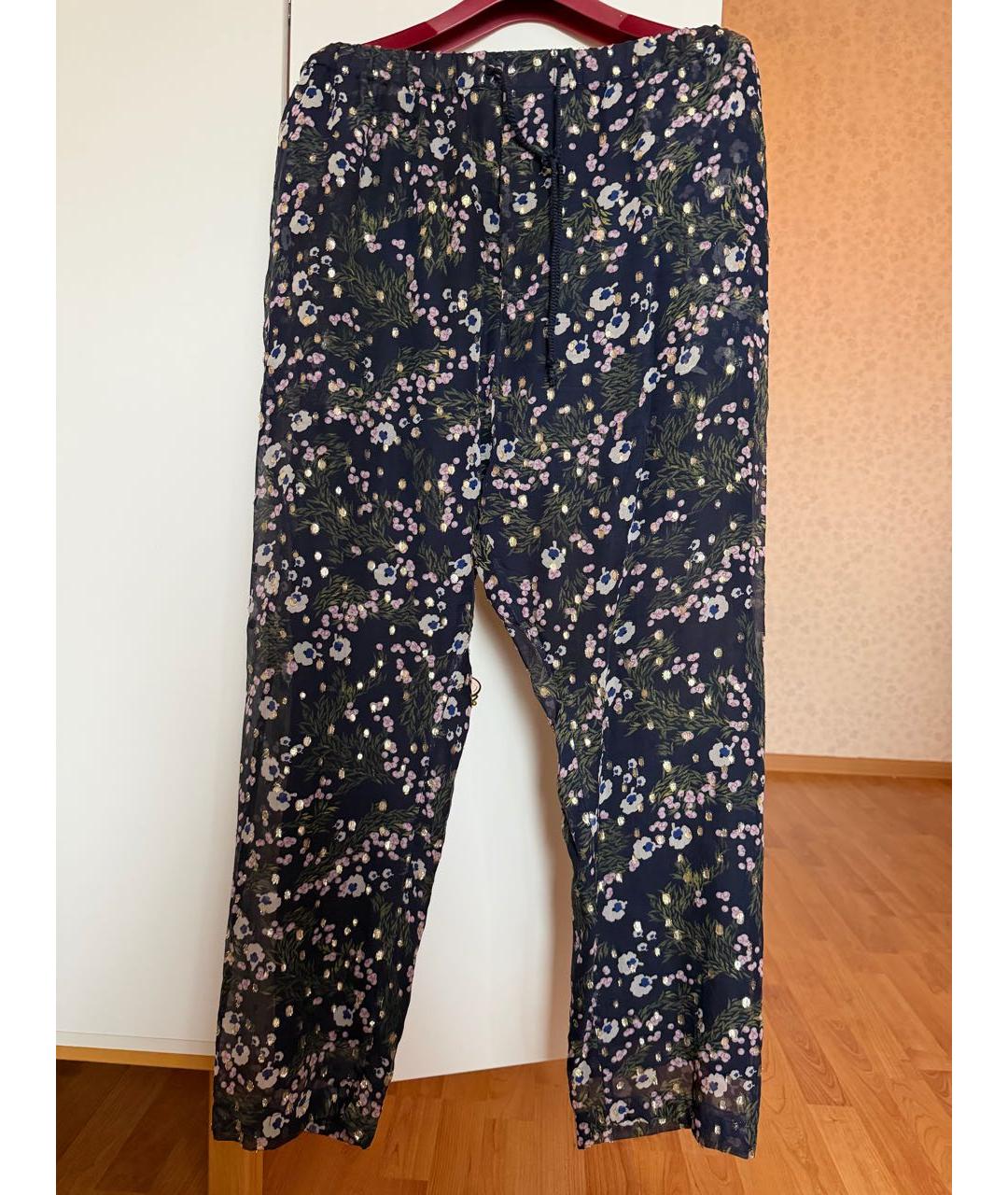 ISABEL MARANT Синий шелковый костюм с брюками, фото 3