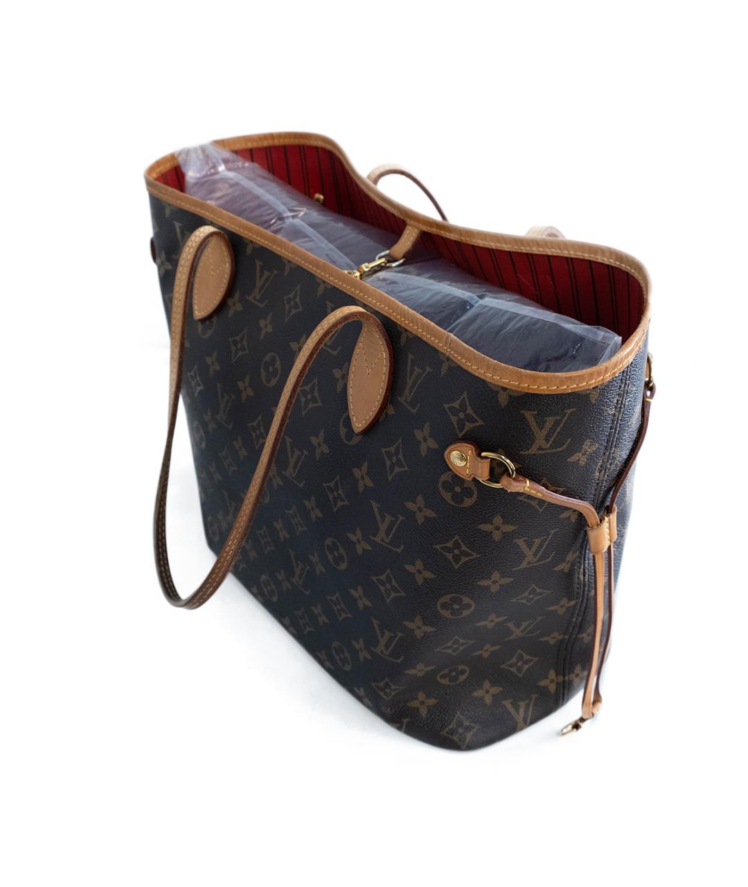 LOUIS VUITTON Коричневая сумка тоут, фото 3