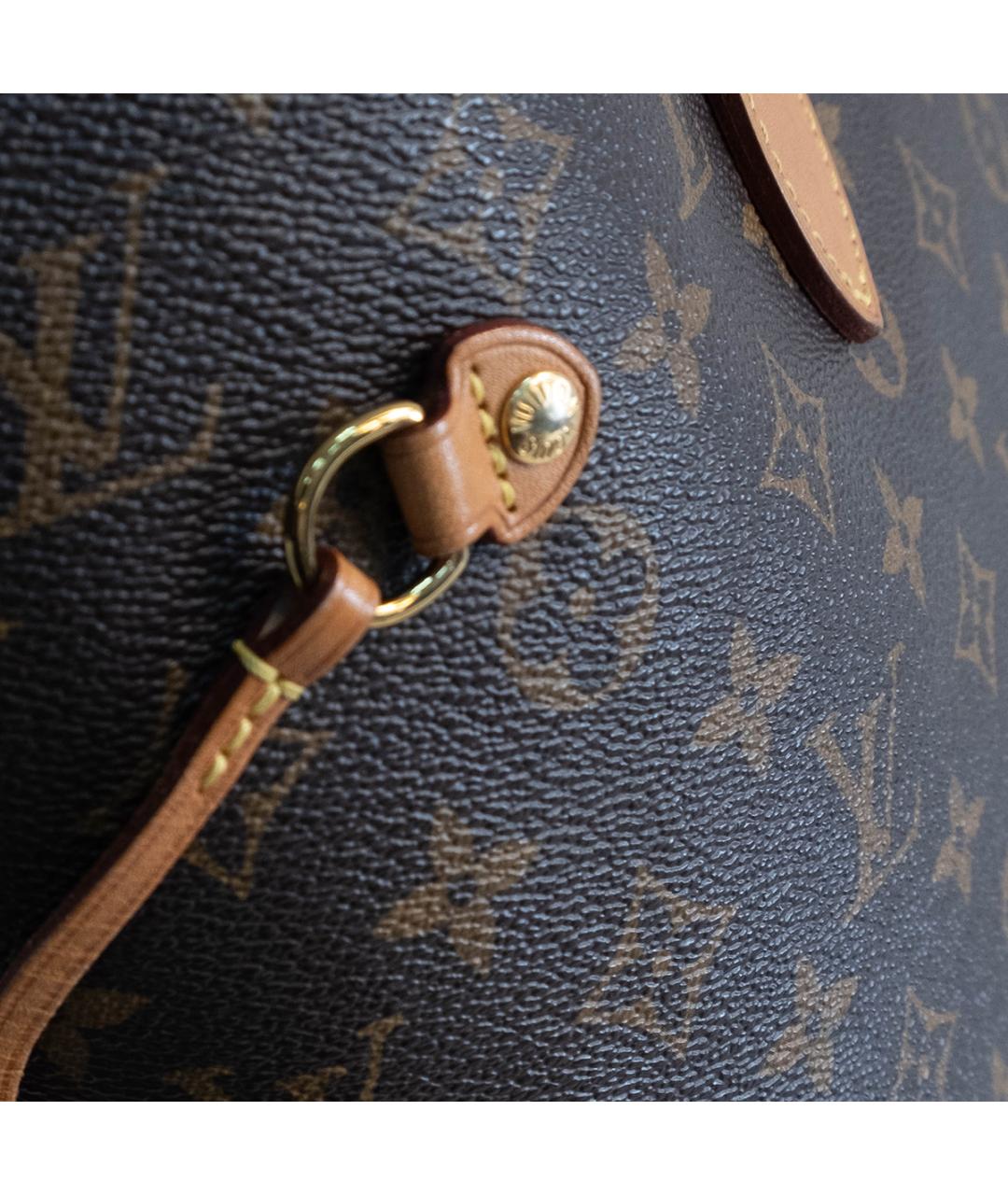 LOUIS VUITTON Коричневая сумка тоут, фото 5