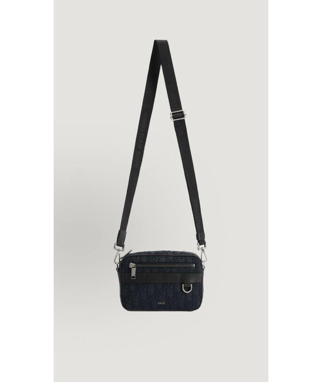 CHRISTIAN DIOR Темно-синяя сумка на плечо, фото 2