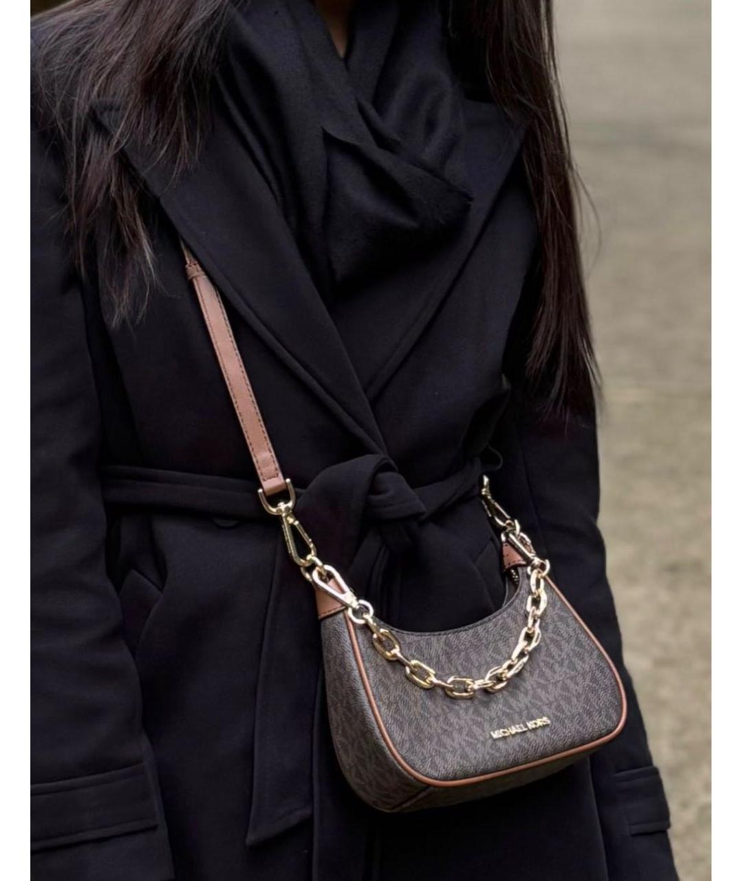 MICHAEL KORS Коричневая сумка через плечо, фото 2