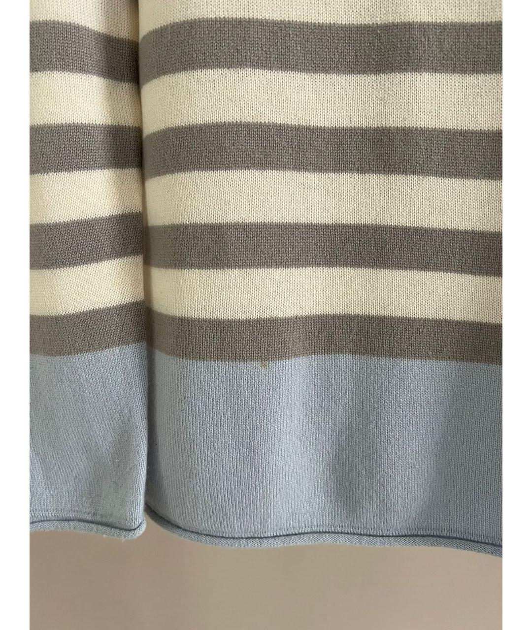 LORO PIANA Голубой джемпер / свитер, фото 6