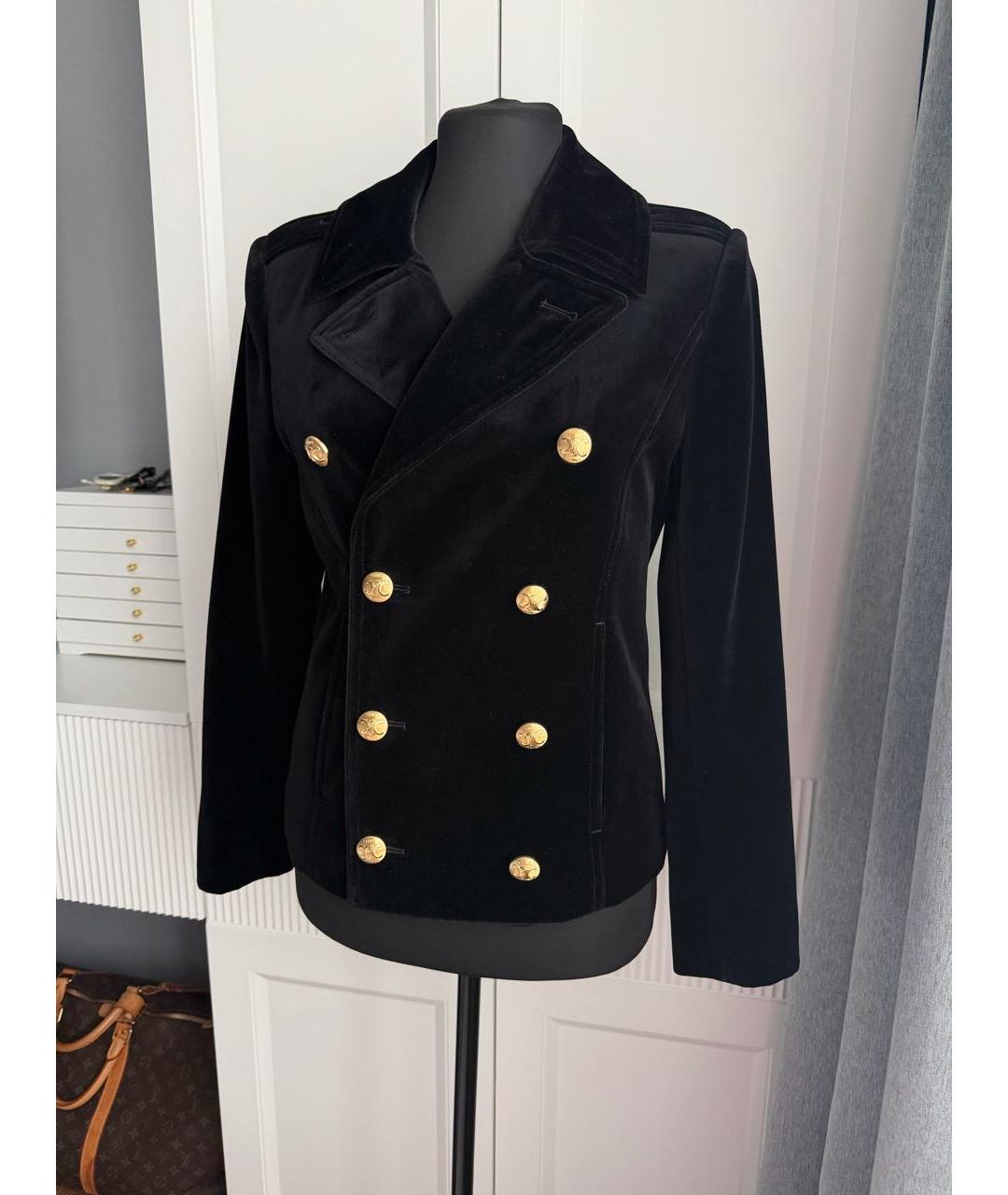 CELINE Черный жакет/пиджак, фото 2