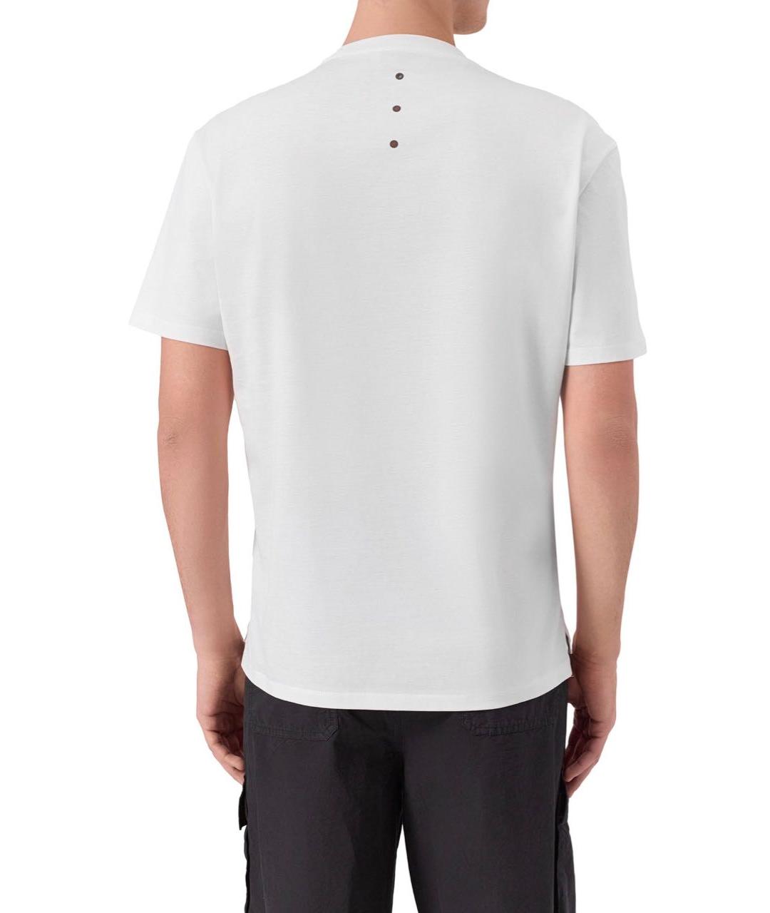 PREMIATA Белая хлопковая футболка, фото 3