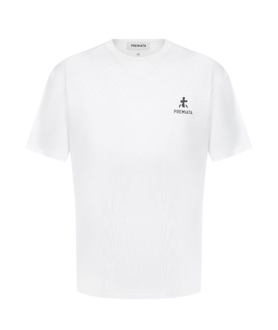 PREMIATA Белая хлопковая футболка, фото 6