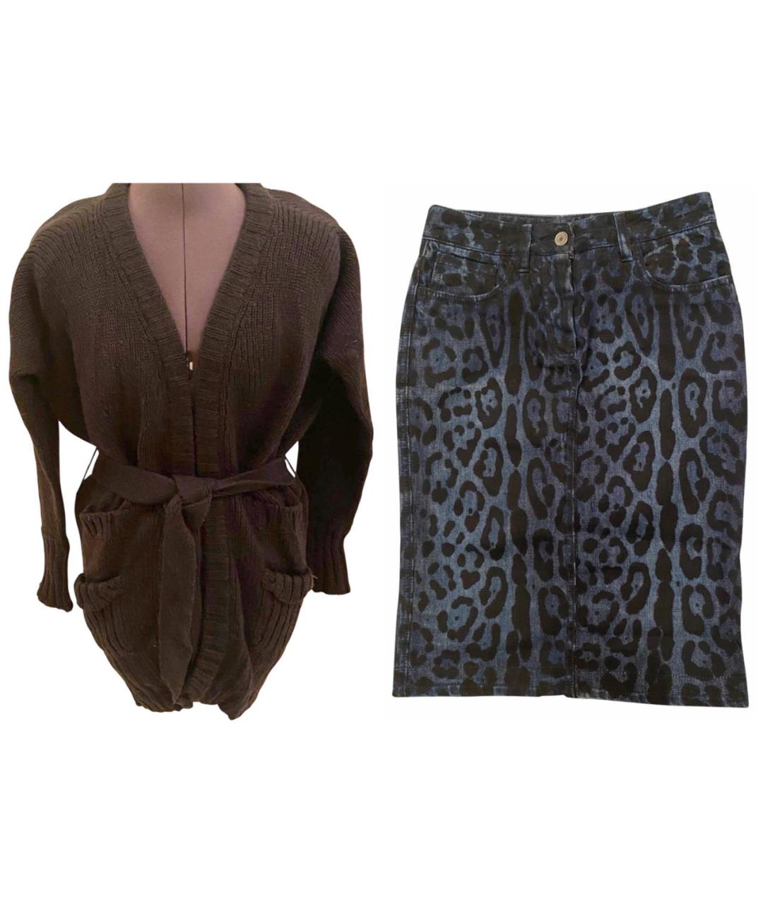 DOLCE&GABBANA Черный костюм с юбками, фото 9