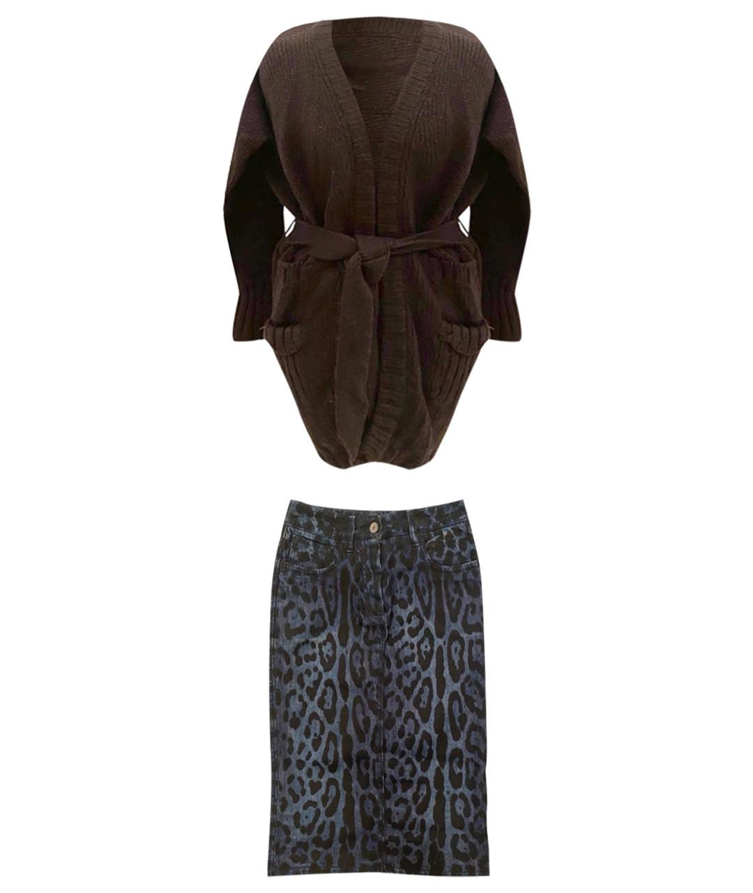 DOLCE&GABBANA Черный костюм с юбками, фото 1