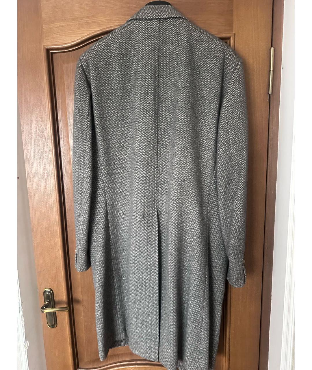 PAL ZILERI Антрацитовое шерстяное пальто, фото 2