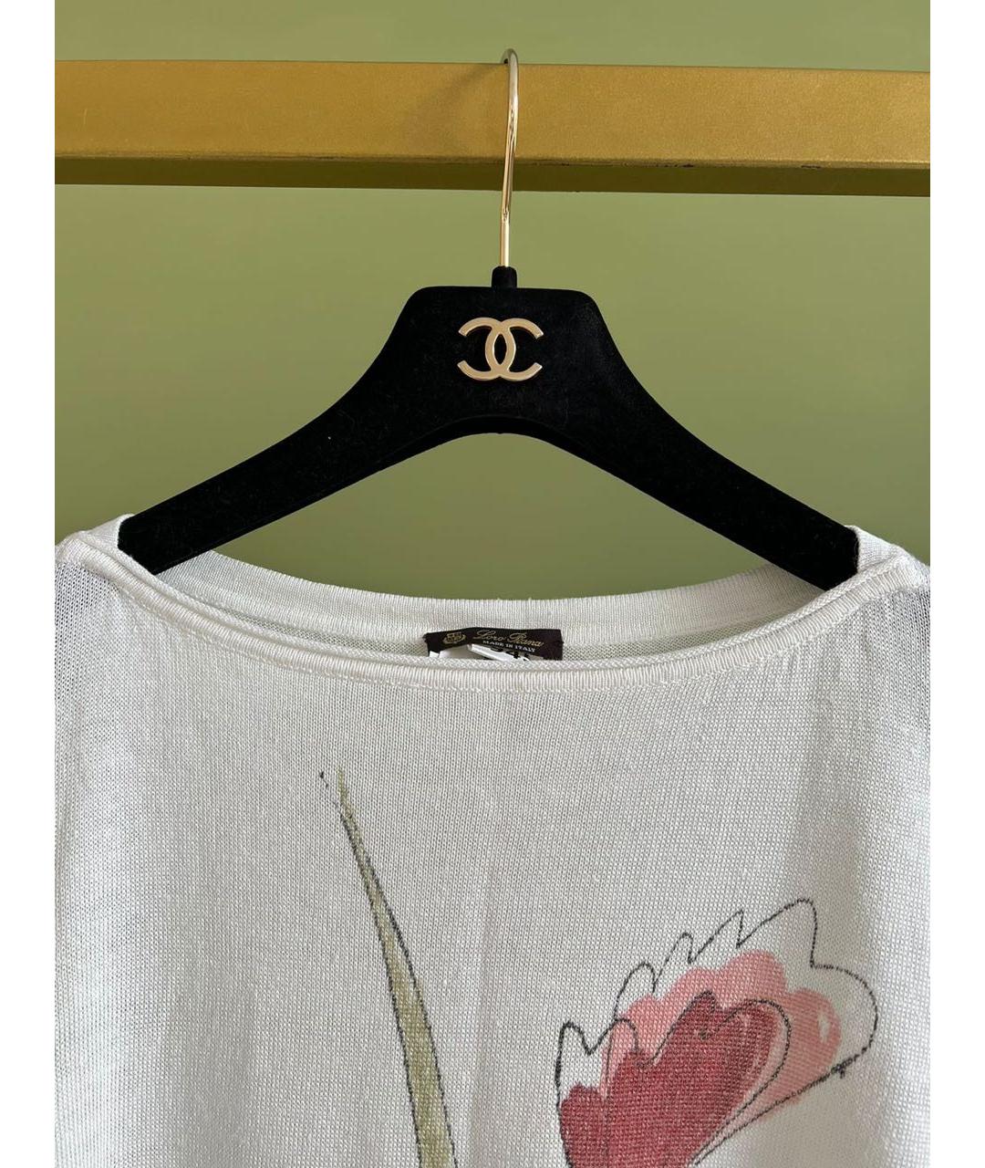 LORO PIANA Белый джемпер / свитер, фото 4