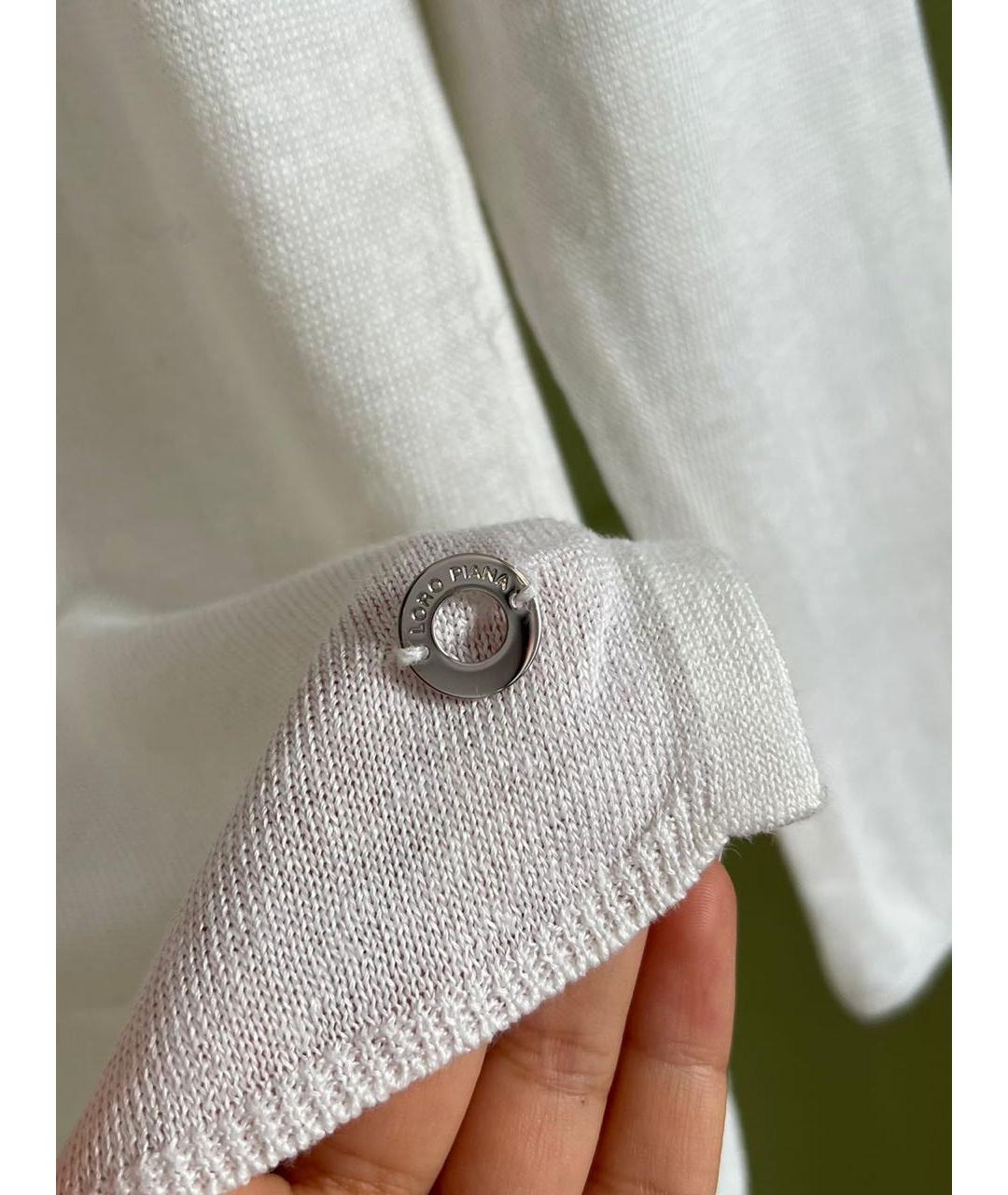 LORO PIANA Белый джемпер / свитер, фото 7