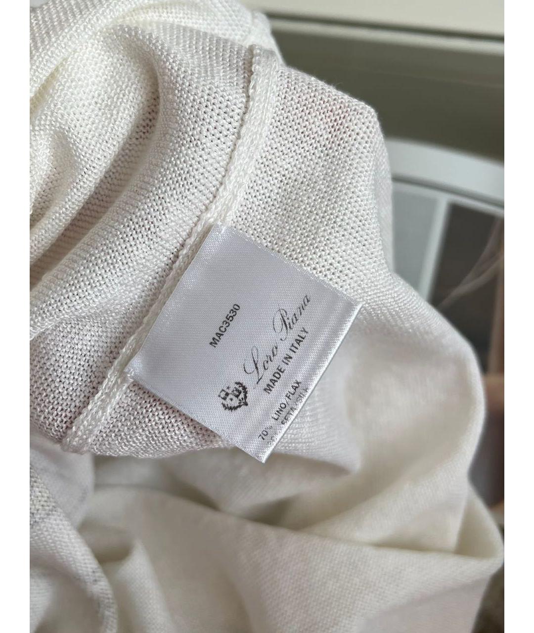 LORO PIANA Белый джемпер / свитер, фото 5