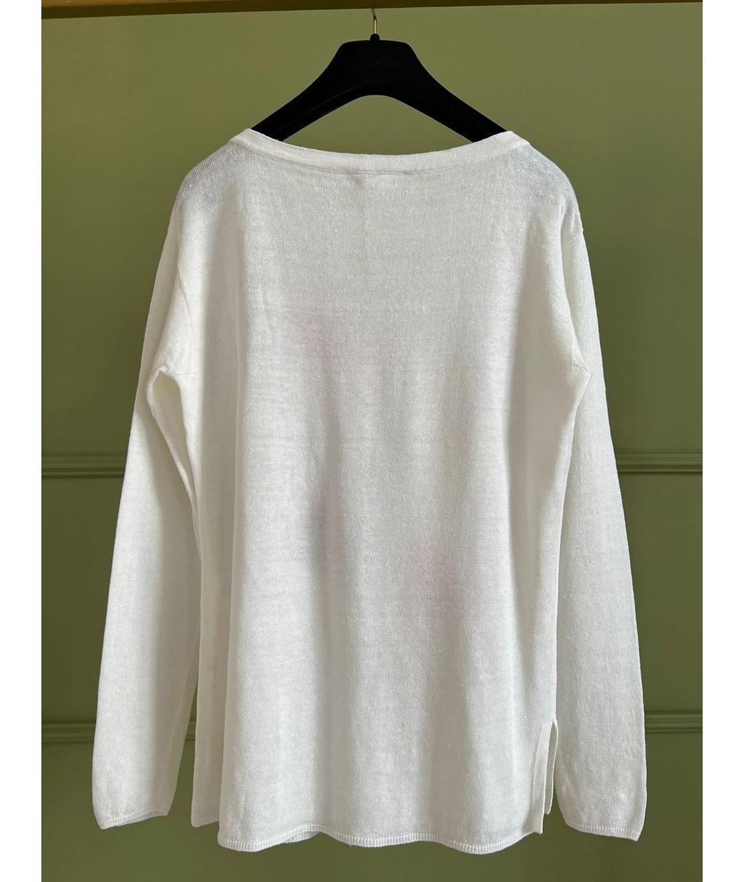 LORO PIANA Белый джемпер / свитер, фото 2