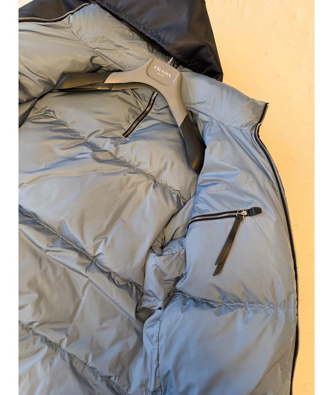 PRADA Черная полиэстеровая куртка, фото 3