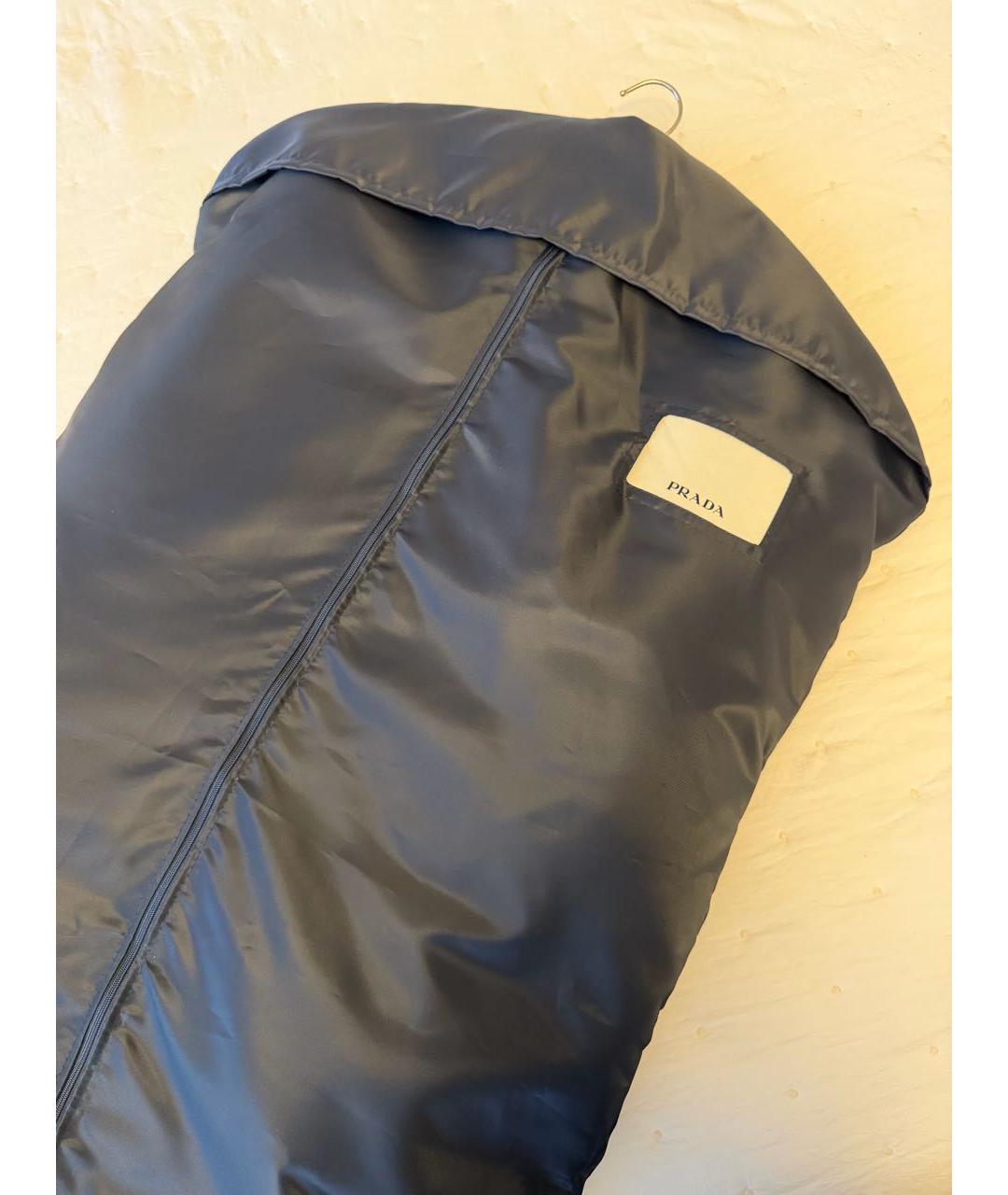 PRADA Черная полиэстеровая куртка, фото 5