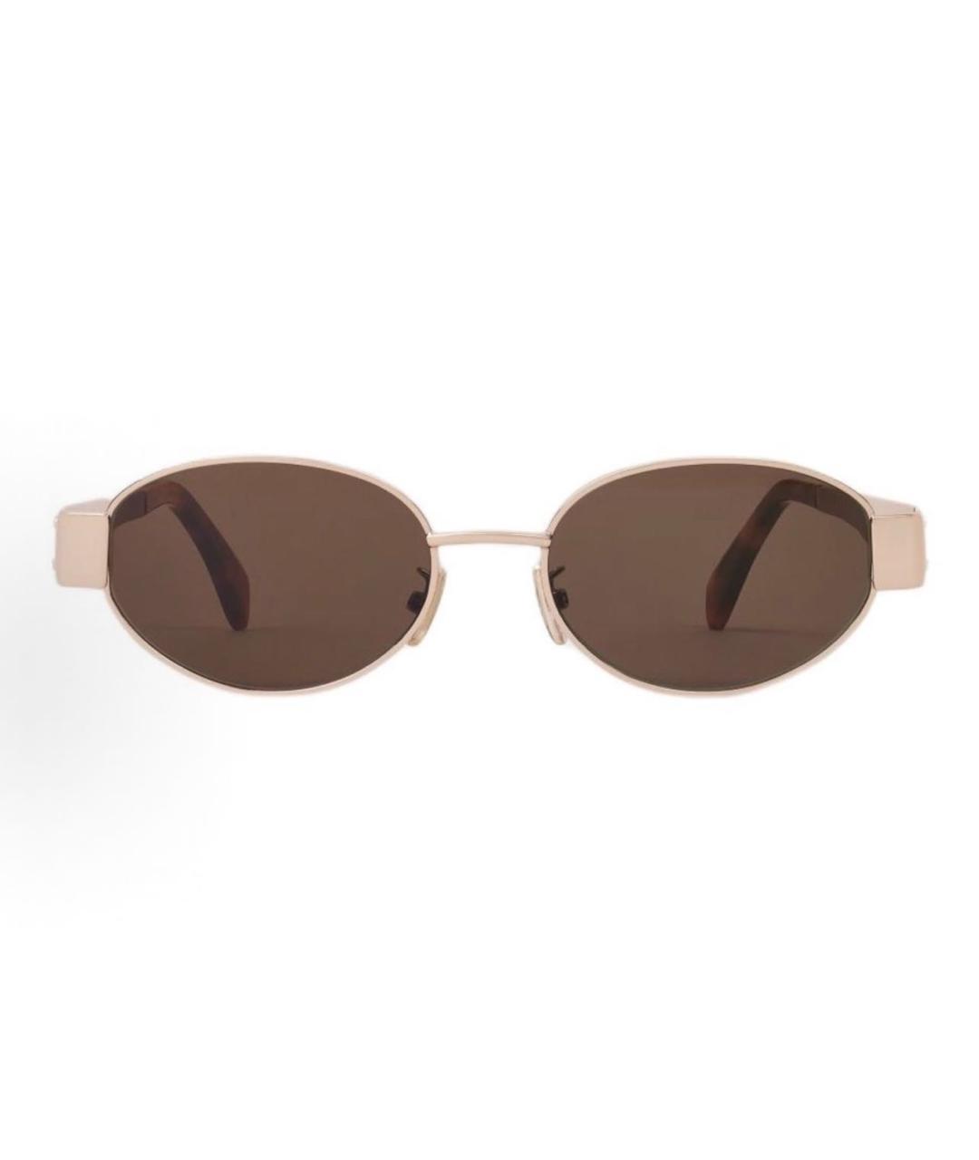 CELINE Металлические солнцезащитные очки, фото 3