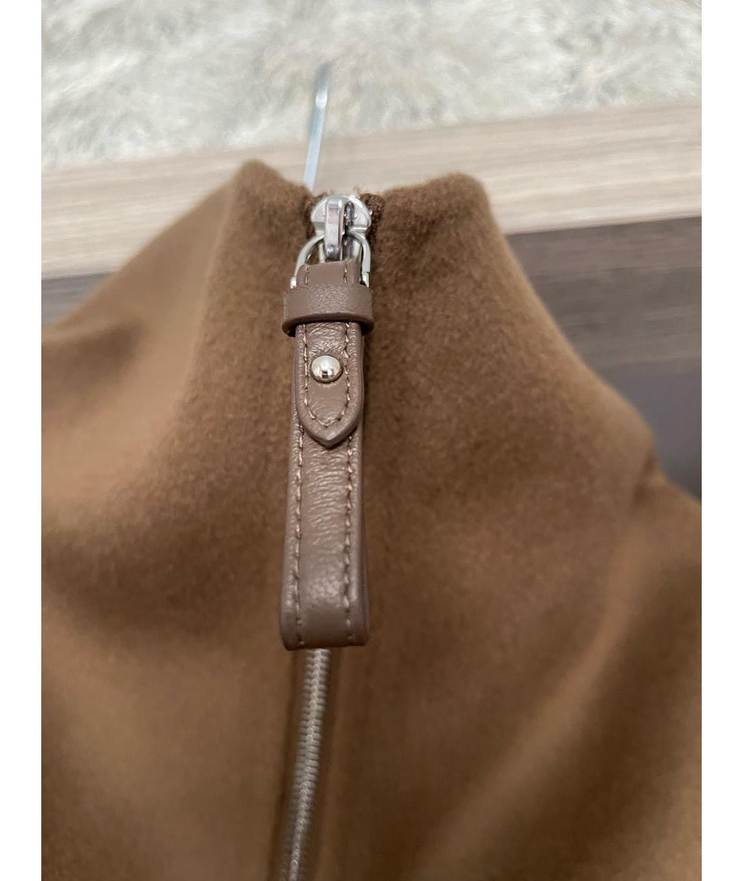 12 STOREEZ Коричневое шерстяное пальто, фото 4