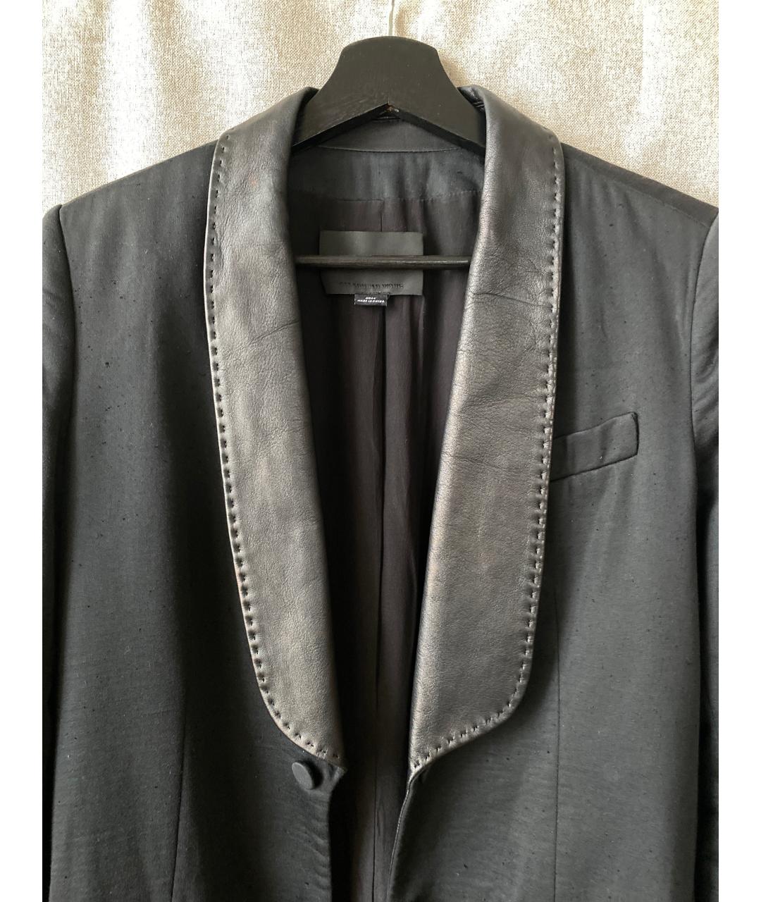 ALEXANDER WANG Черный шелковый жакет/пиджак, фото 9