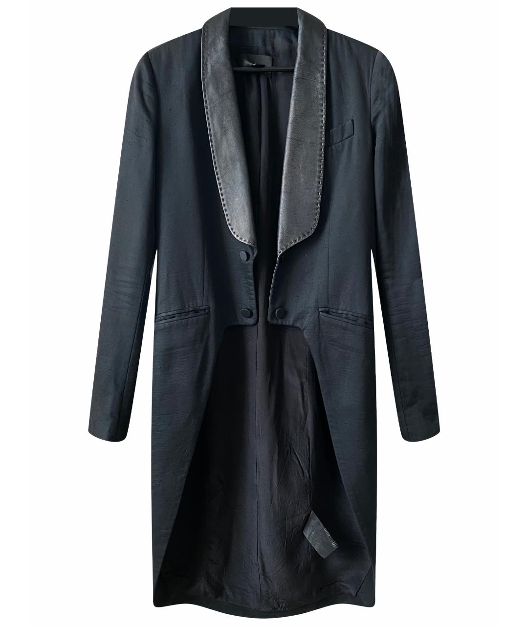 ALEXANDER WANG Черный шелковый жакет/пиджак, фото 1