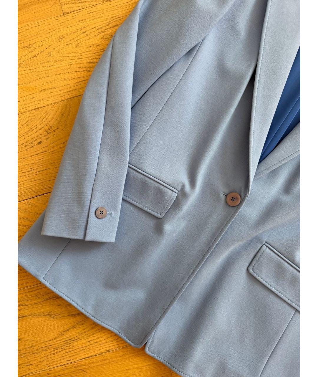 HUGO Голубой вискозный жакет/пиджак, фото 3
