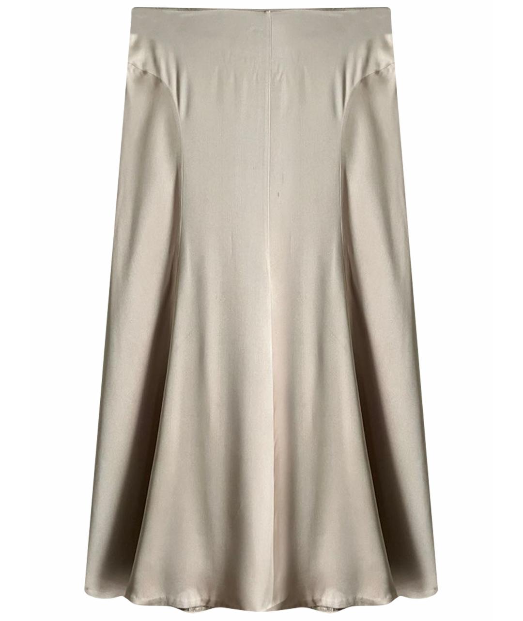 LORO PIANA Коричневая юбка макси, фото 1