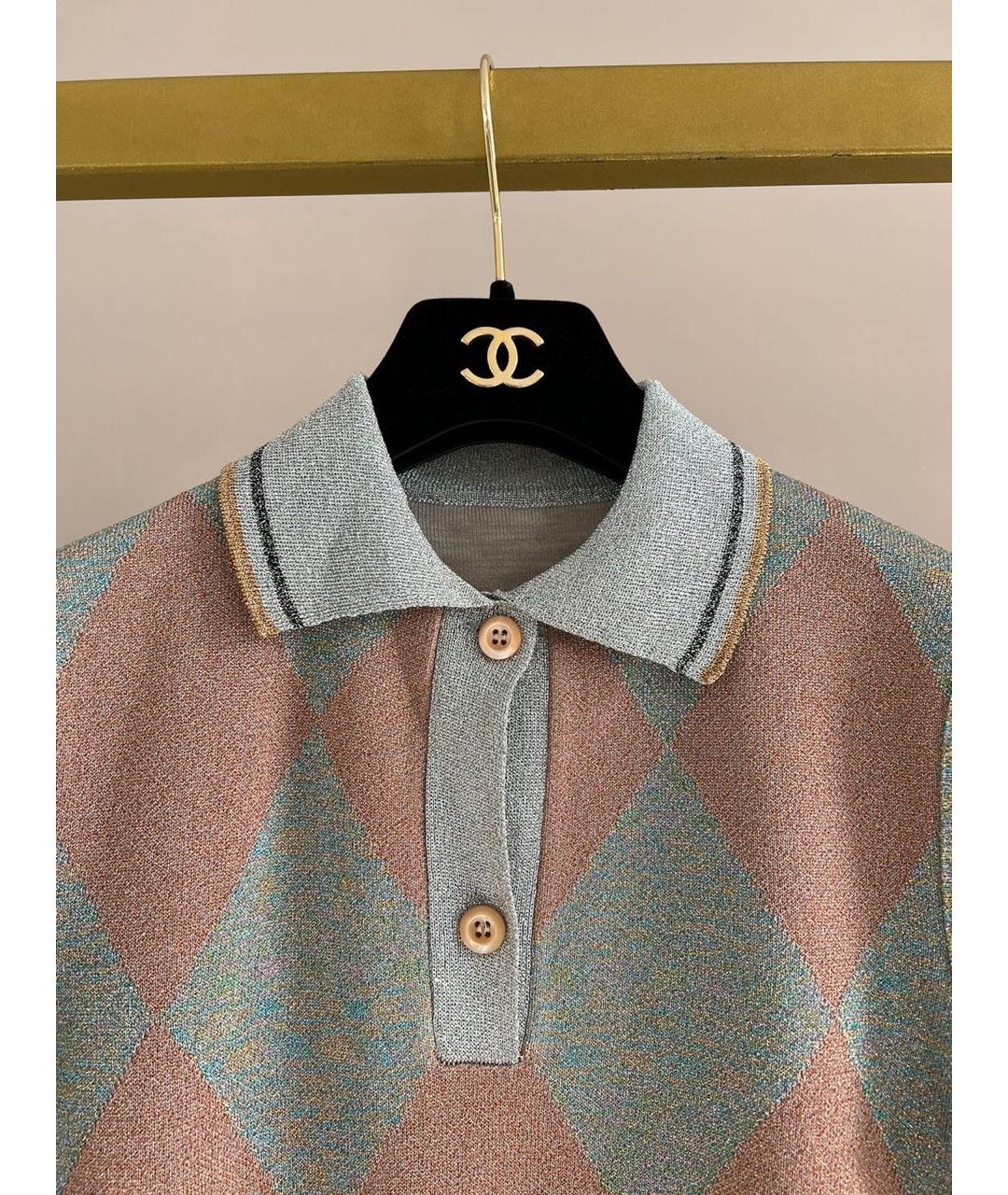 FENDI Синее повседневное платье, фото 3