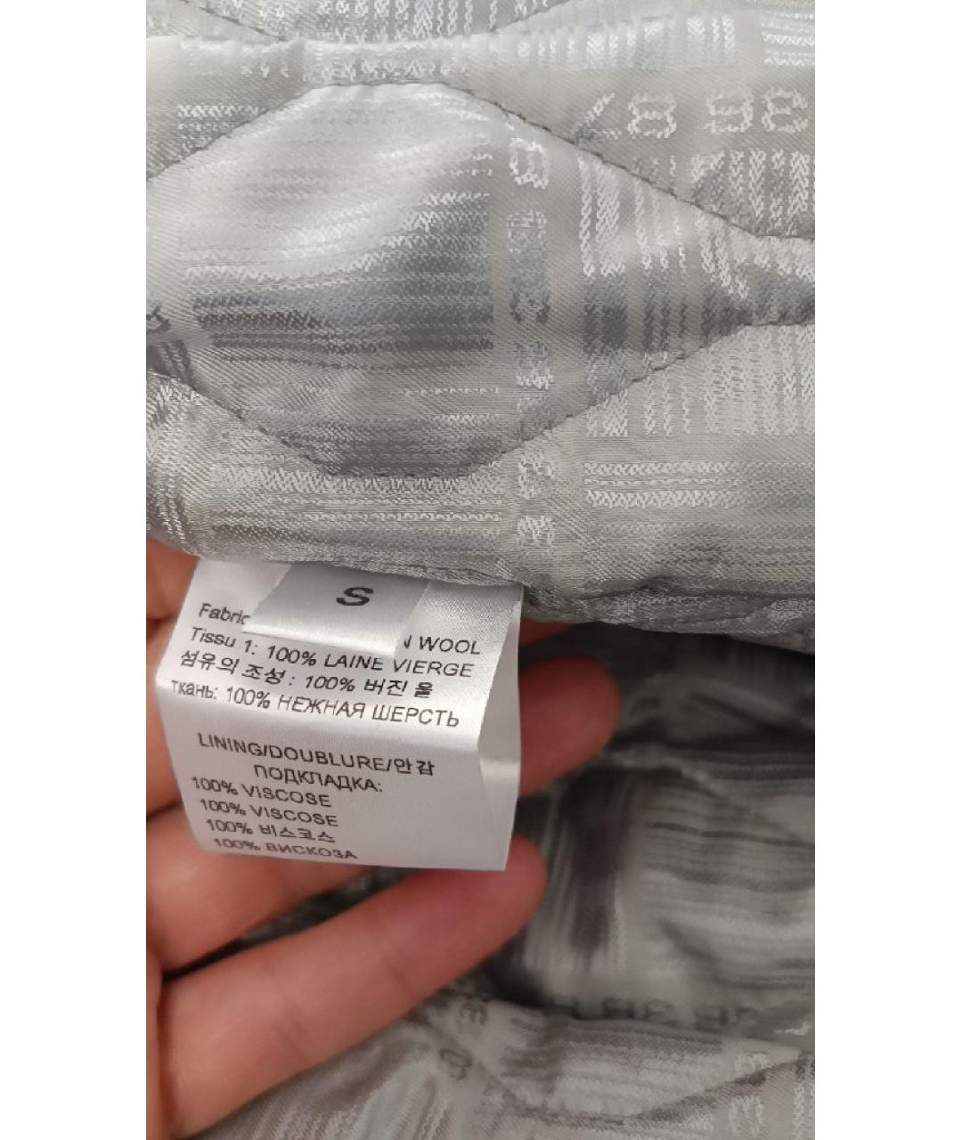 VETEMENTS Серая шерстяная куртка, фото 4