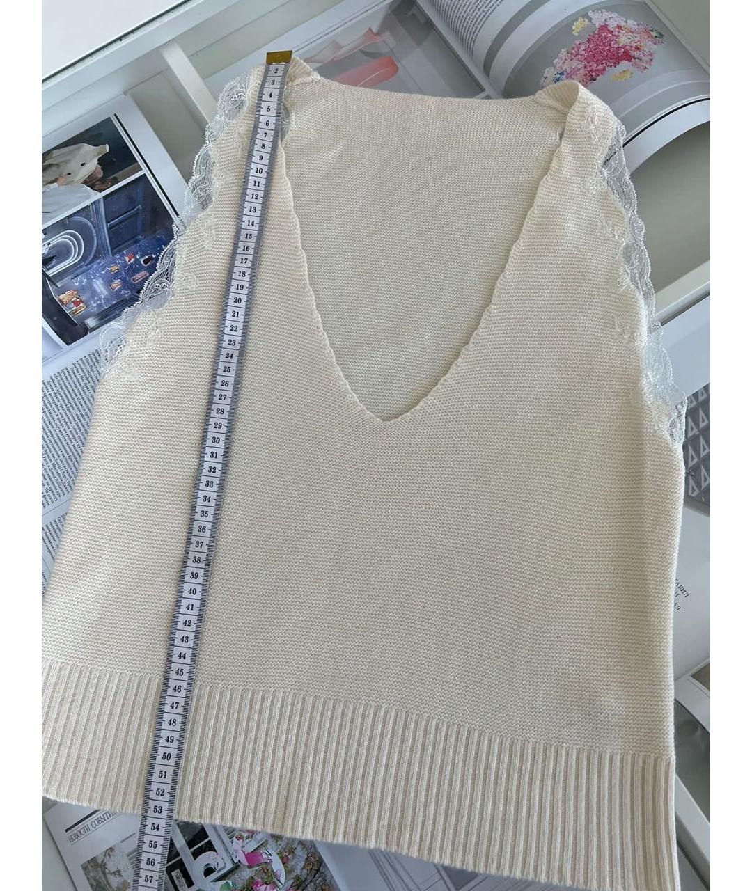 ERMANNO FIRENZE Бежевая майка, фото 7