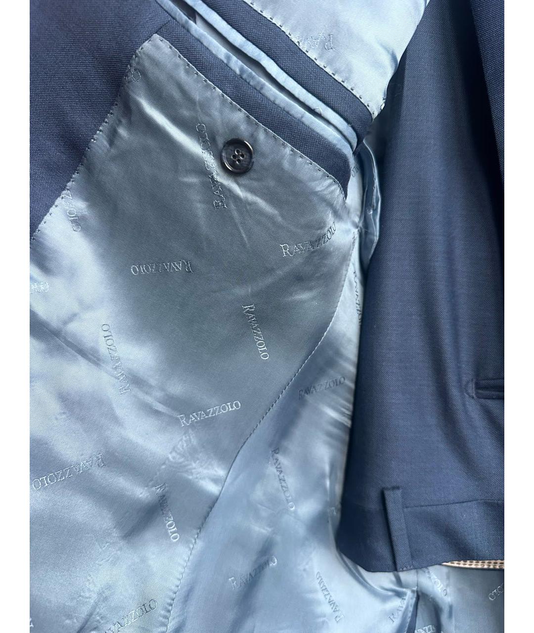 RAVAZZOLO Синий классический костюм, фото 4
