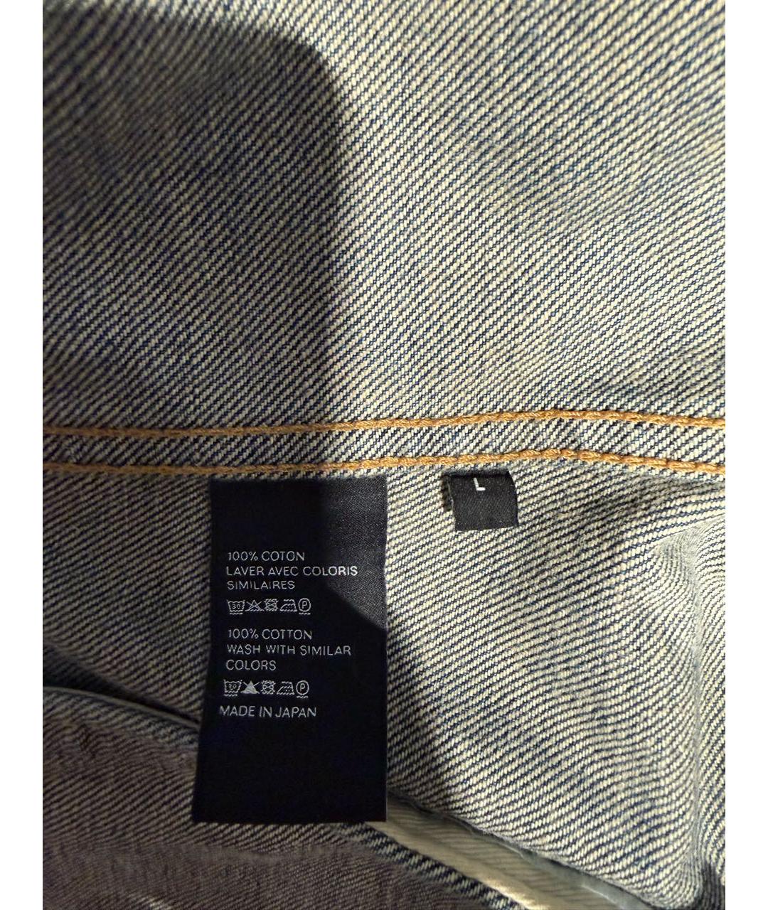 CELINE Синяя деним куртка, фото 4