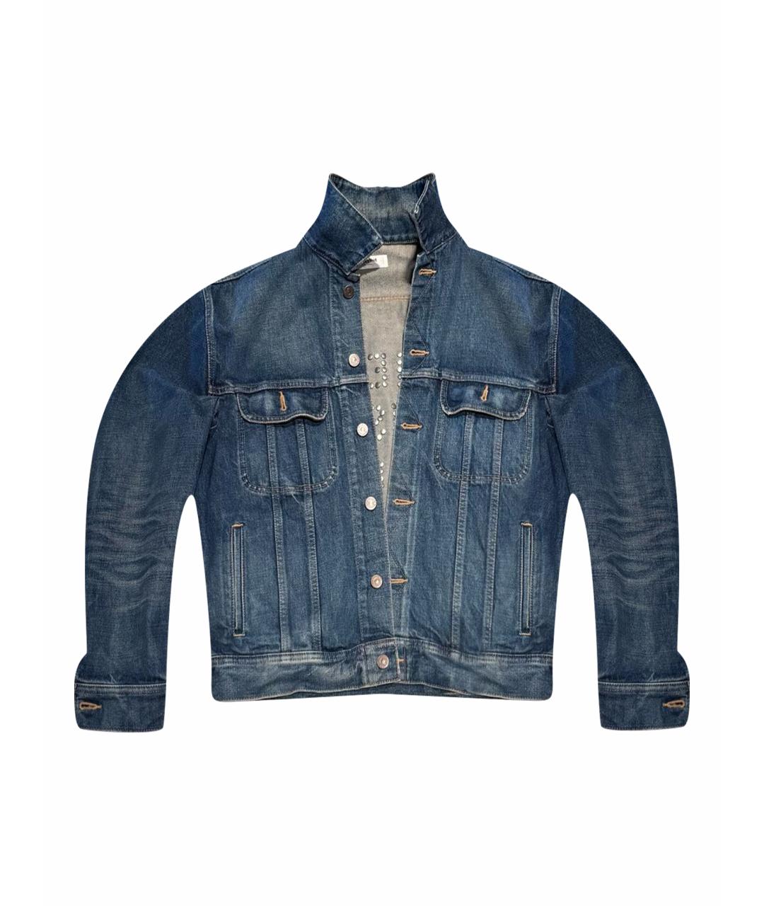 CELINE Синяя деним куртка, фото 1