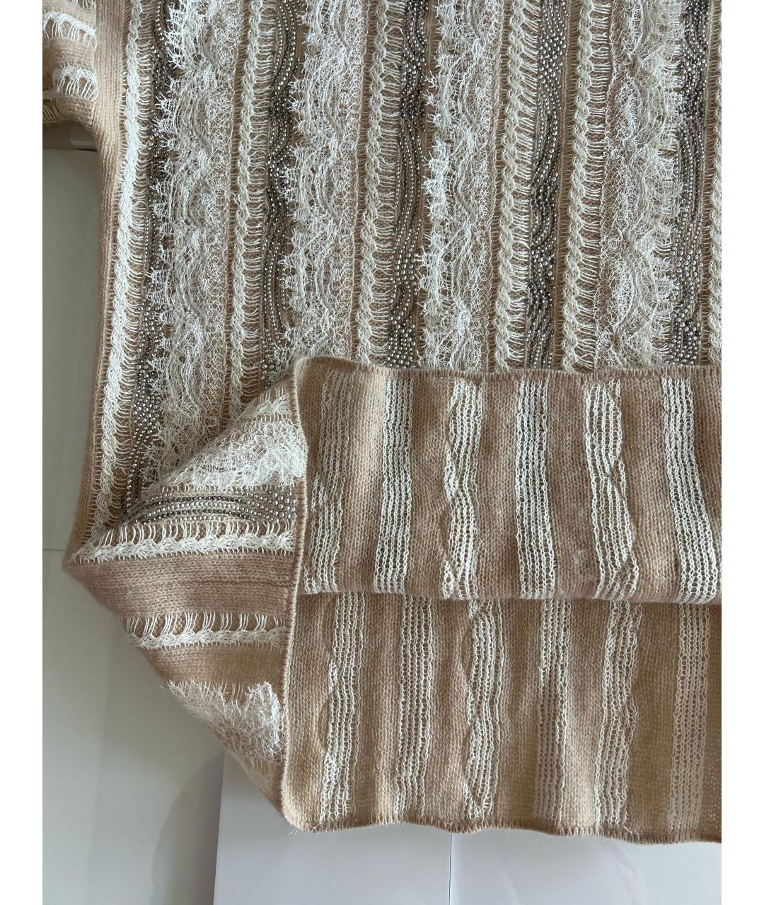 ERMANNO SCERVINO Бежевый джемпер / свитер, фото 5