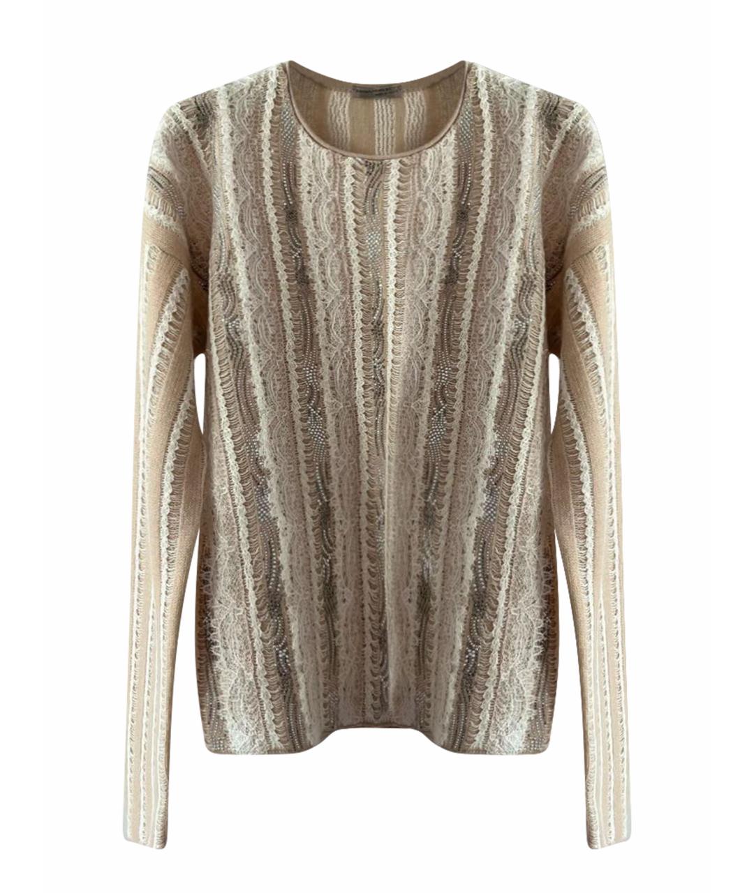 ERMANNO SCERVINO Бежевый джемпер / свитер, фото 1