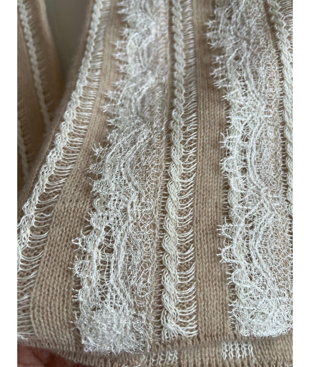 ERMANNO SCERVINO Бежевый джемпер / свитер, фото 8