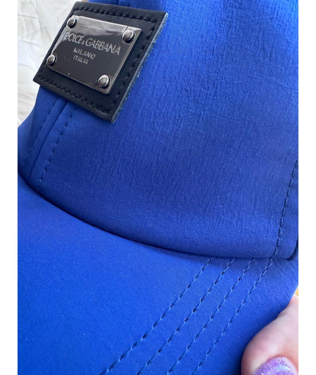 DOLCE&GABBANA Синяя кепка, фото 7