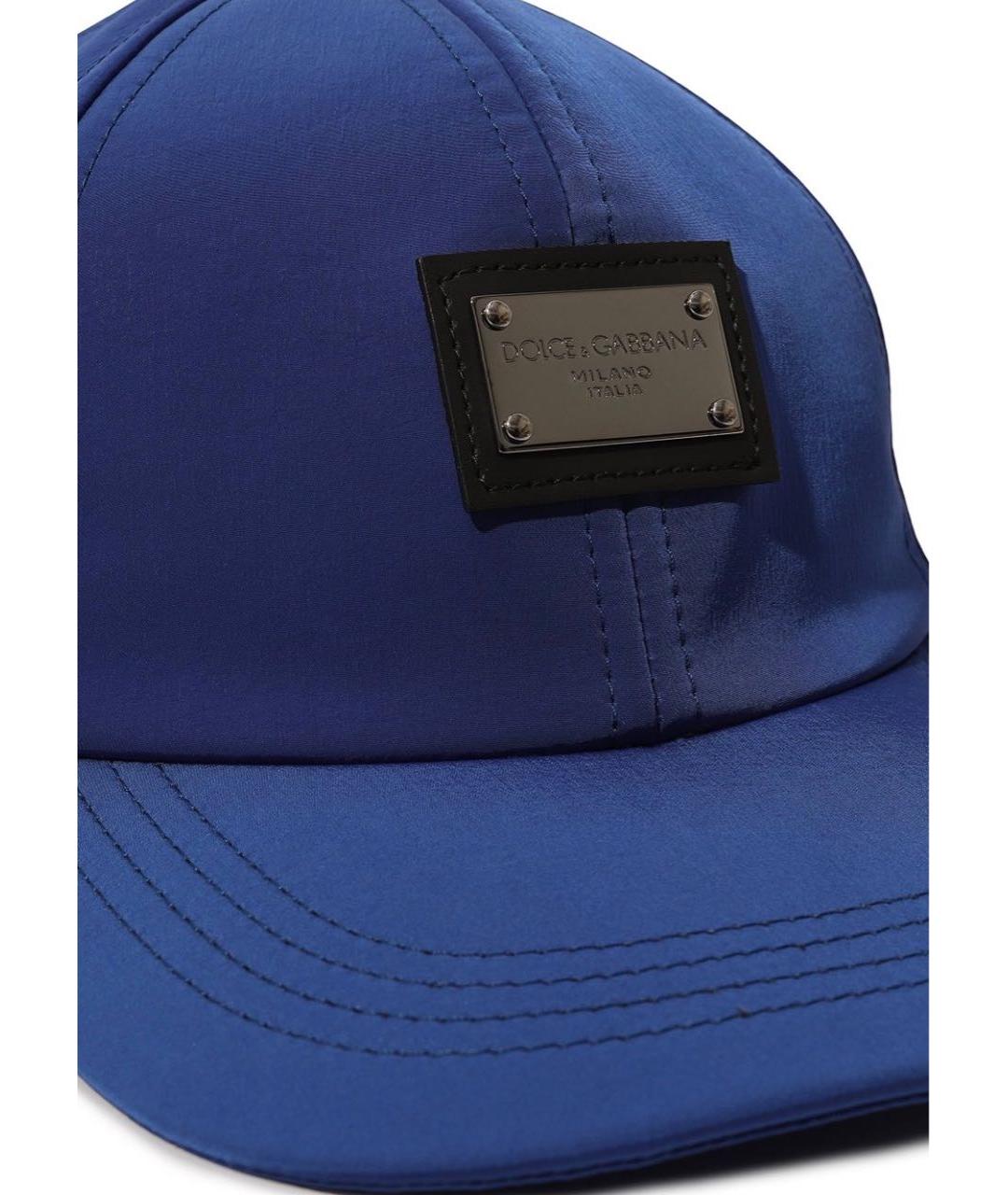 DOLCE&GABBANA Синяя кепка, фото 3