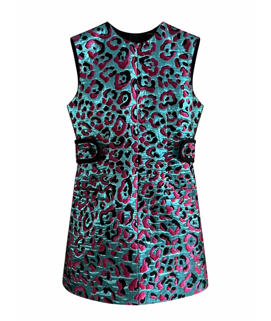 LOUIS VUITTON Мульти повседневное платье, фото 1