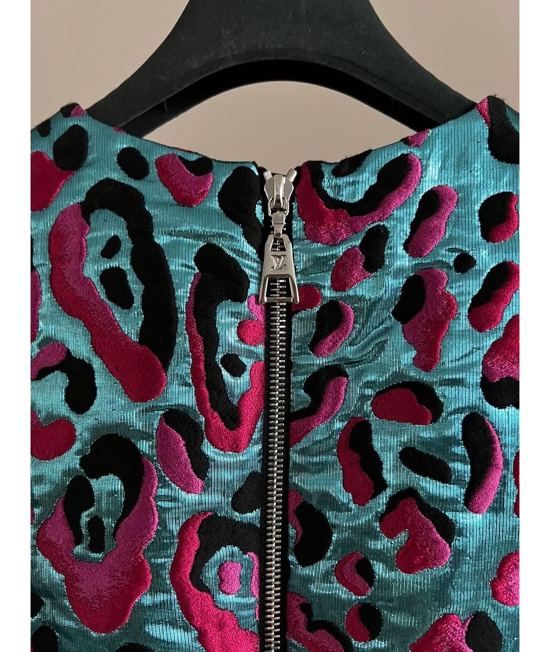 LOUIS VUITTON Мульти повседневное платье, фото 4