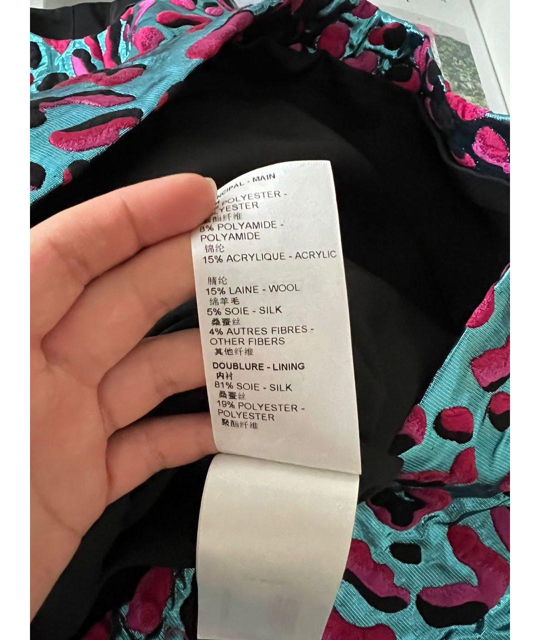 LOUIS VUITTON Мульти повседневное платье, фото 7