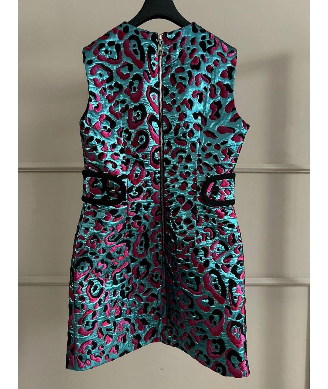 LOUIS VUITTON Мульти повседневное платье, фото 2