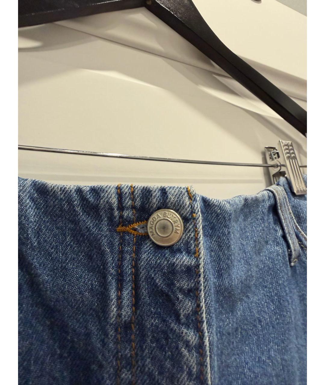 MAGDA BUTRYM Голубая деним юбка миди, фото 5