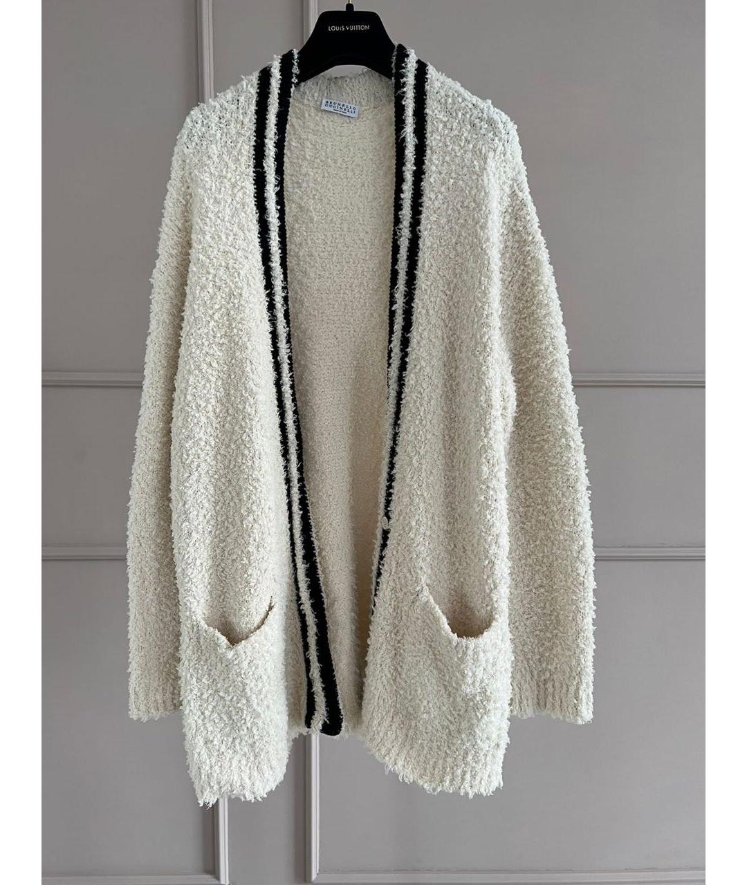 BRUNELLO CUCINELLI Бежевый кардиган, фото 9