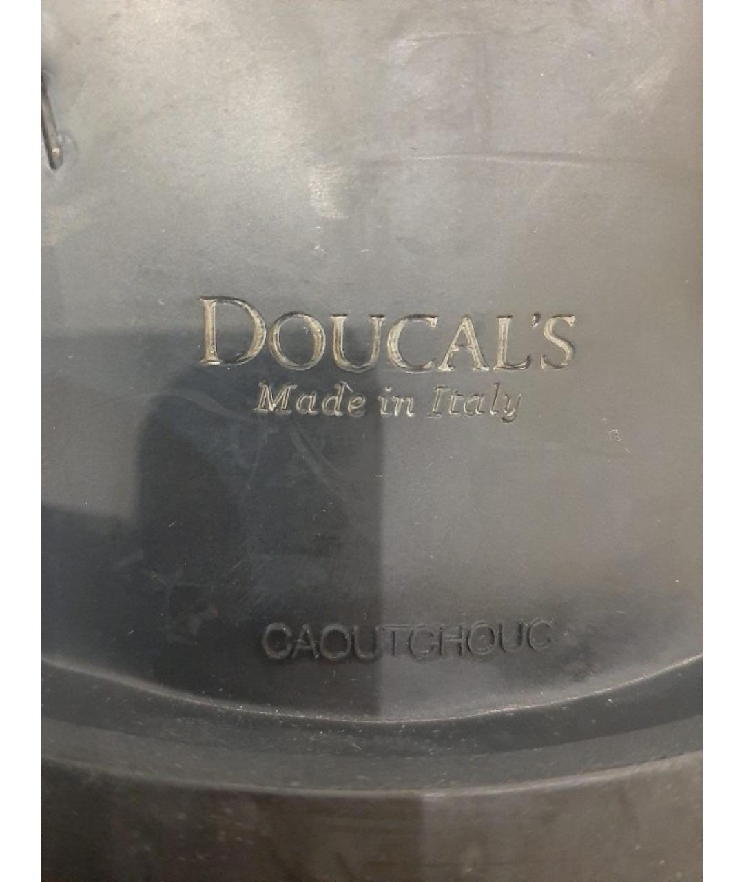 DOUCAL'S Черные кожаные высокие ботинки, фото 7